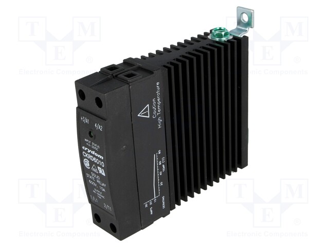 Relay: solid state; Ucntrl: 4÷32VDC; 10A; 48÷660VAC; DIN,on panel