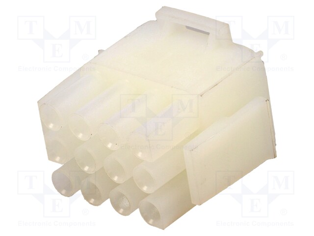 Plug; wire-board; male/female; Universal MATE-N-LOK; 6.35mm; 600V