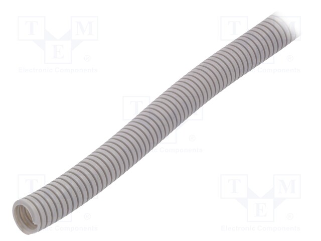 Protective tube; ØBraid : 20mm; grey; L: 50m; -5÷60°C; Øint: 14.9mm