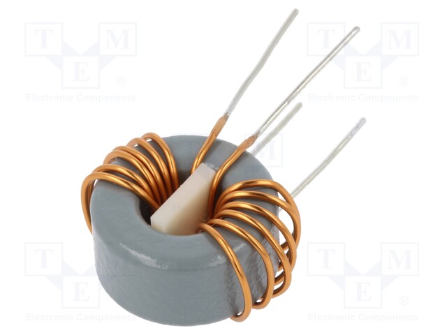 Inductor: wire; THT; 680uH; 5A; 6mΩ; 230VAC; 12x7mm; -20÷+50%; 10kHz