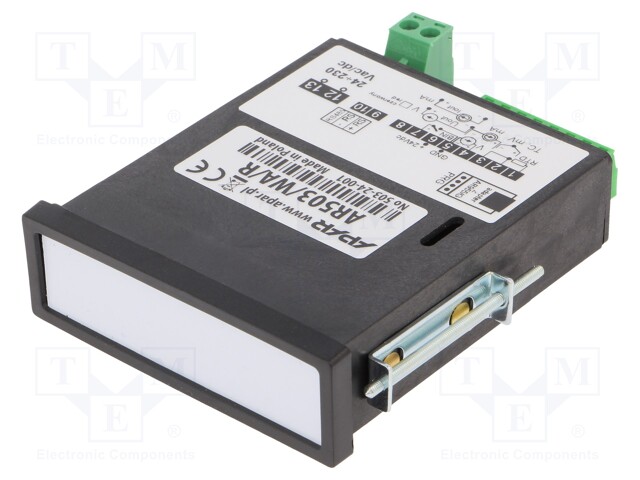 Module: meter; 15÷265VAC; 20÷350VDC; Display: 4-digit LED