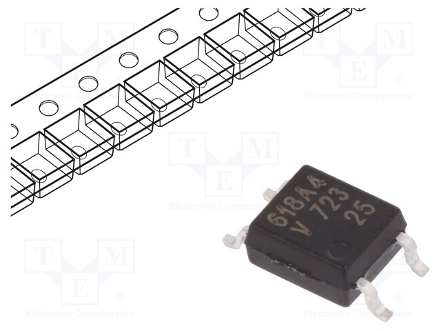 Optocoupler; SMD; Channels: 1; Out: transistor; Uinsul: 3.75kV; SOP4