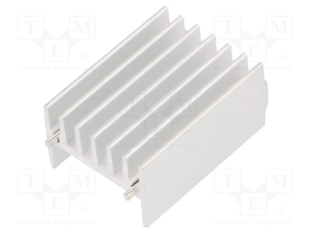 Heatsink: extruded; TO264; metallic; L: 16mm; W: 23.4mm; H: 32mm; raw