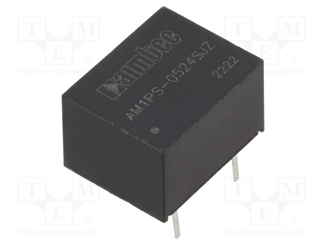 Converter: DC/DC; 1W; Uin: 4.5÷5.5V; Uout: 24VDC; Iout: 40mA; DIP8