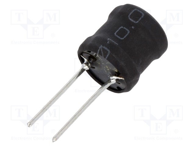 Inductor: wire; THT; 3.3mH; Ioper: 500mA; 4.65Ω; ±10%; Ø11.5x11.5mm