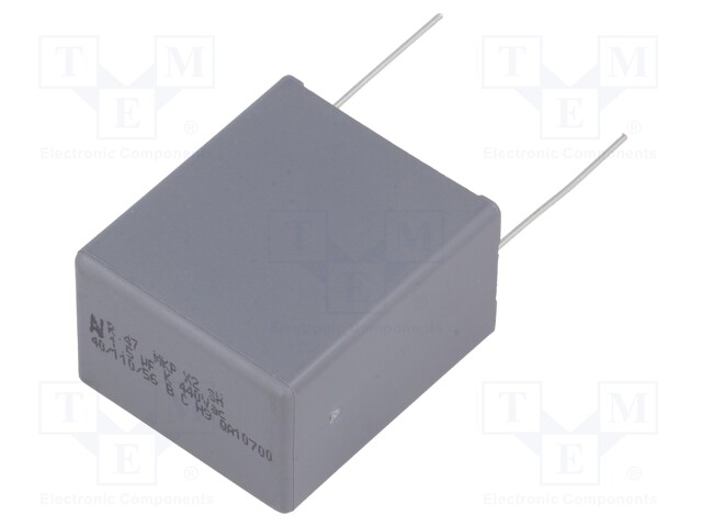 Capacitor: polypropylene; X2; 1.5uF; 27.5mm; ±10%; 32x22x37mm