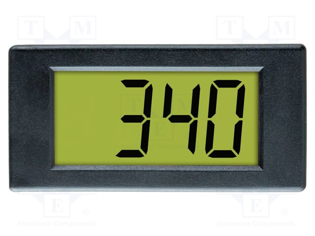 Ammeter; digital,mounting; on panel; Char: 11mm; Sampling: 3x/s