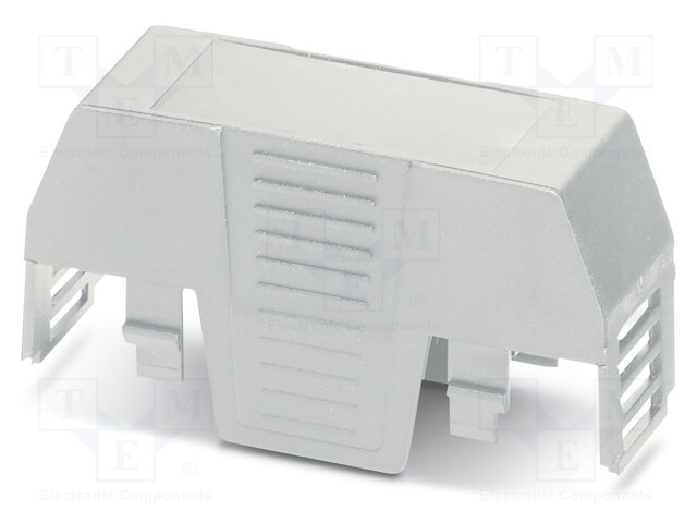 Cover; for enclosures; UL94HB; Series: EH 22,5 FLAT; Mat: ABS; grey