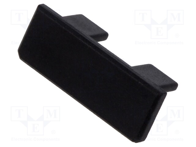 Cap for LED profiles; black; GIZA