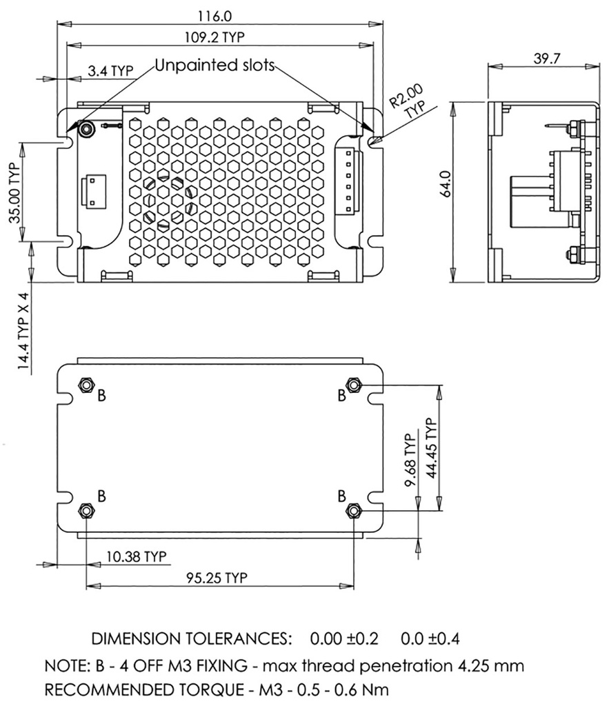 Power supply: switched-mode; open; 100W; 85÷265VAC; OUT: 1; 36VDC