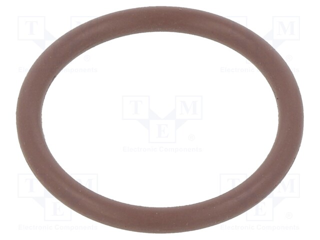 O-ring gasket; FPM; D: 2mm; Øint: 18mm; brown; -20÷200°C