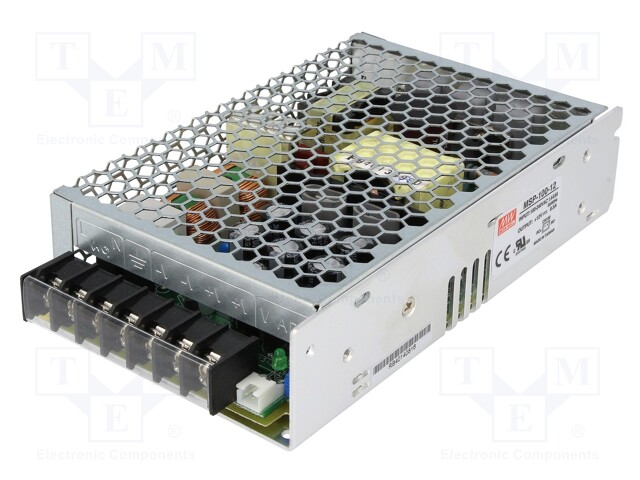 Power supply: switched-mode; modular; 102W; 12VDC; 159x97x38mm