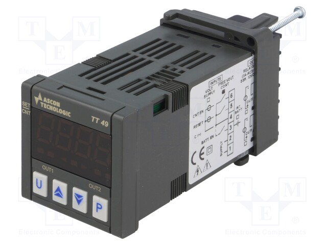 Module: regulator; temperature; on panel; 48x48x98mm