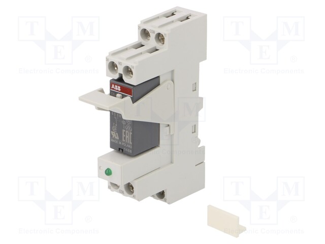 Relay: interface; SPDT; Ucoil: 12VDC; Mounting: DIN; Series: CR-P