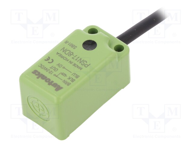 Sensor: inductive; 0÷8mm; NPN / NO; Usup: 10÷30VDC; 200mA; lead 2m