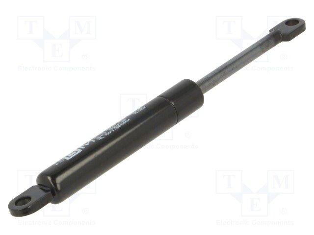 Gas spring; Thread: M6; E: 165mm; Øout: 18mm; Piston diam: 8mm; 200N