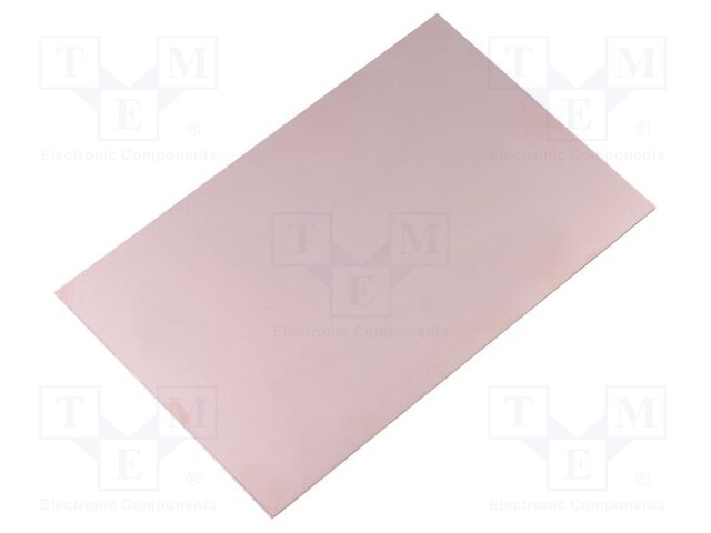 Laminate; FR4; 1.5mm; L: 160mm; W: 100mm; Coating: copper