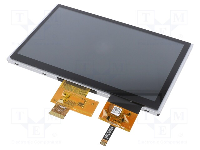 Display: TFT; 7"; 1024x600; Illumin: LED; Dim: 169.9x103.4x7.3mm