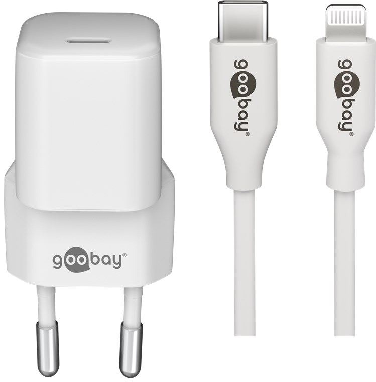 Power supply: Lightning/USB-C™ PD Charging Set (30 W)