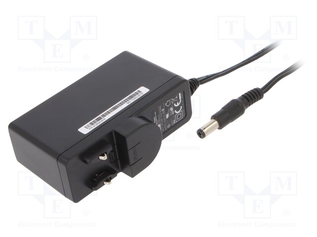 Power supply: switched-mode; voltage source; Out: 5,5/2,1; plug