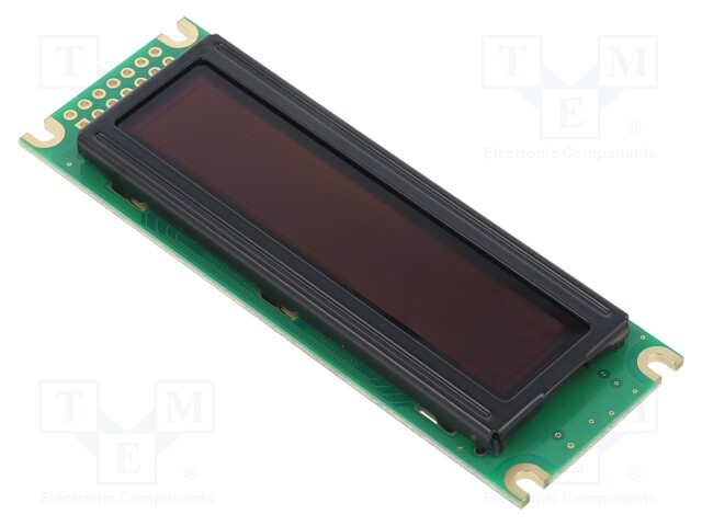 Display: OLED; graphical; 100x16; blue; 5VDC