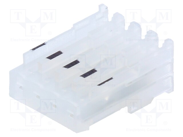 Plug; wire-board; female; PIN: 4; end connector; 2.54mm; IDC; 24AWG