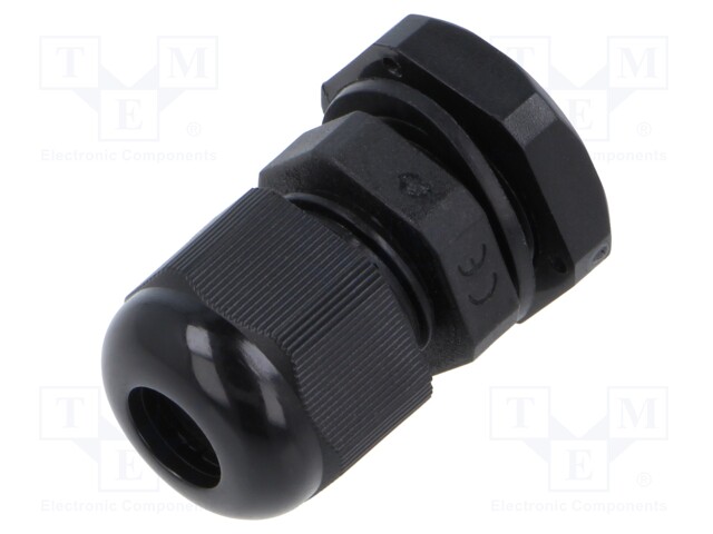 Cable gland; M16; 1.5; polyamide; black