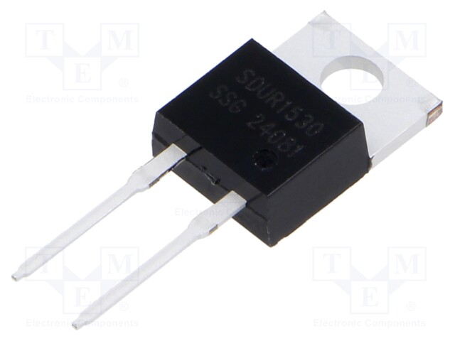 Diode: rectifying; THT; 300V; 15A; tube; TO220AC; Ufmax: 1.26V; 45ns