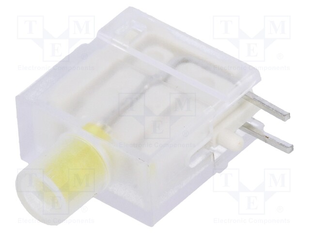 LED; in housing; yellow; 3.9mm; No.of diodes: 1