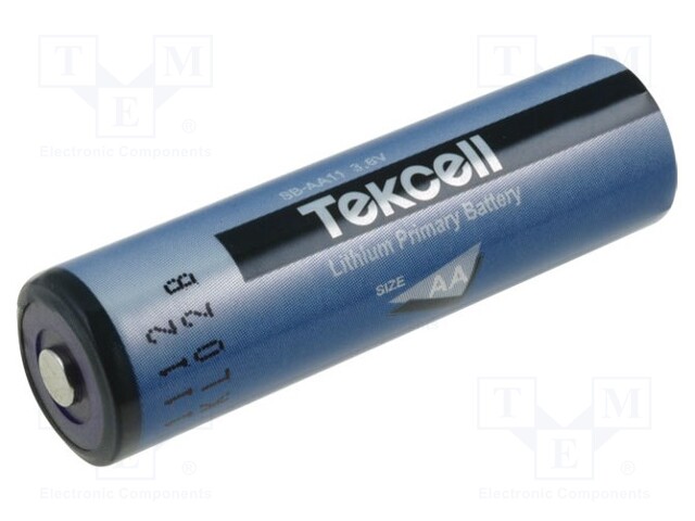 Battery: lithium; 3.6V; AA; Ø14.3x49.5mm; 2400mAh