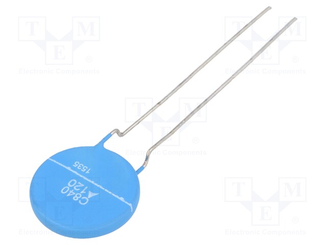 Fuse: PTC thermistor; 120°C