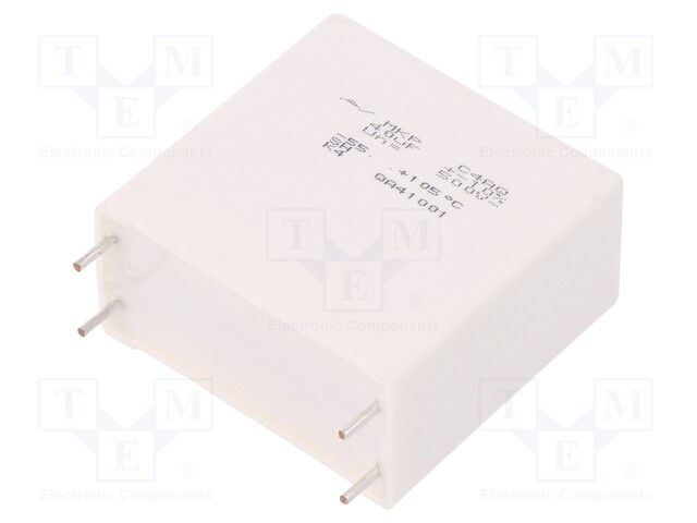 Capacitor: polypropylene; DC-Link; 40uF; ESR: 750mΩ; C4AQ; THT; ±10%