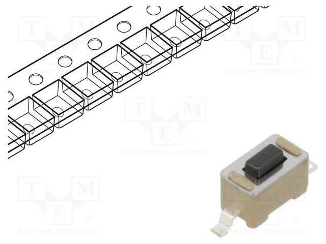 Switch: microswitch TACT; Pos: 2; SPST; 0.05A/24VDC; Illumin: none