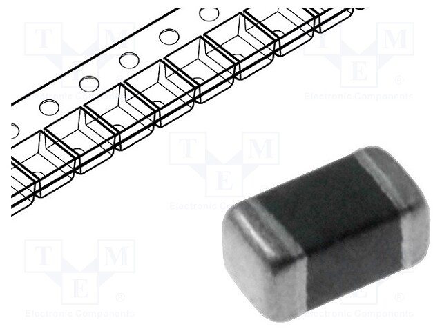 Ferrite: bead; Imp.@ 100MHz: 600Ω; Mounting: SMD; 1A; Case: 0603