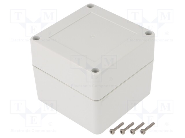 Enclosure: multipurpose; X: 90mm; Y: 90mm; Z: 75mm; ZP; ABS; gasket