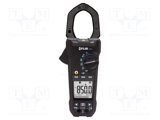 Power clamp meter; Øcable: 45mm; I DC: 1000A; I AC: 1000A; 0.01÷1MW