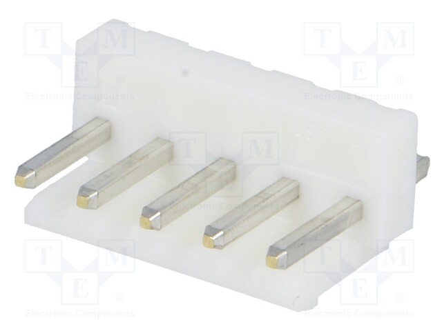 Socket; wire-board; male; VH; 3.96mm; PIN: 5; THT; 250V; 10A; -25÷85°C