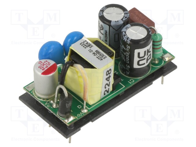 Converter: AC/DC; 4W; 85÷305VAC; 120÷431VDC; Iout: 1200mA; 74%; PCB