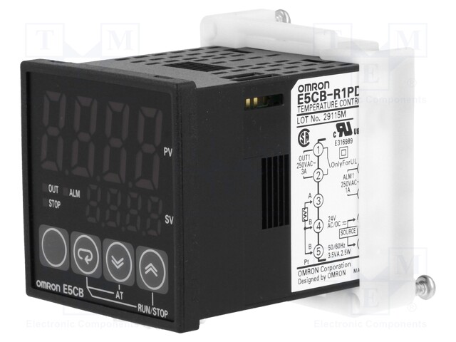 Module: regulator; Pt100; temperature; SPST-NO; OUT 2: SPST-NO