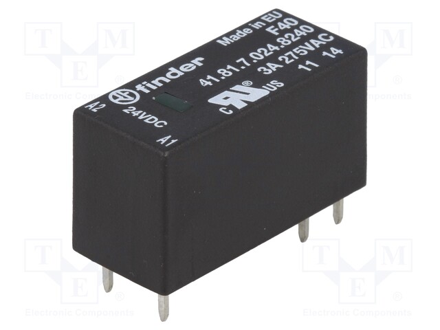 Relay: solid state; Ucntrl: 14÷32VDC; 3A; 12÷275VAC; -20÷60°C