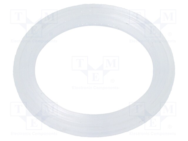 Gasket; polyetylene; D: 1.6mm; Øint: 12.1mm; Øout: 16.5mm; PG7