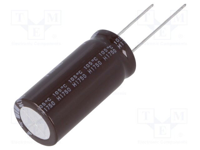 Capacitor: electrolytic; low impedance; THT; 390uF; 100VDC; ±20%