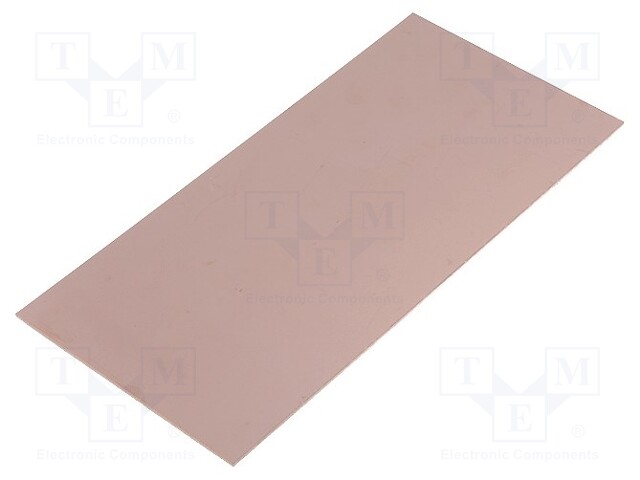 Laminate; FR4; 1.5mm; L: 210mm; W: 100mm; Coating: copper