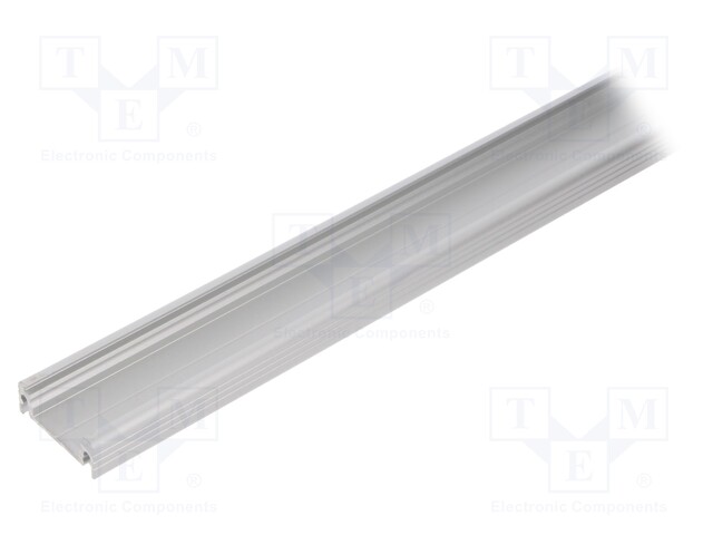 Profiles for LED modules; surface; natural; L: 2m; aluminium