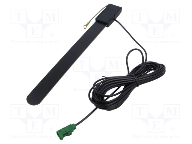 Antenna; DVB-T; Fakra; on the window; 5m; socket; 12VDC