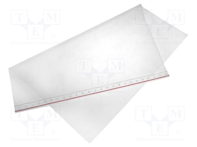 Self-seal bag; L: 550mm; Width: 550mm; Thick: 45um; polyetylene