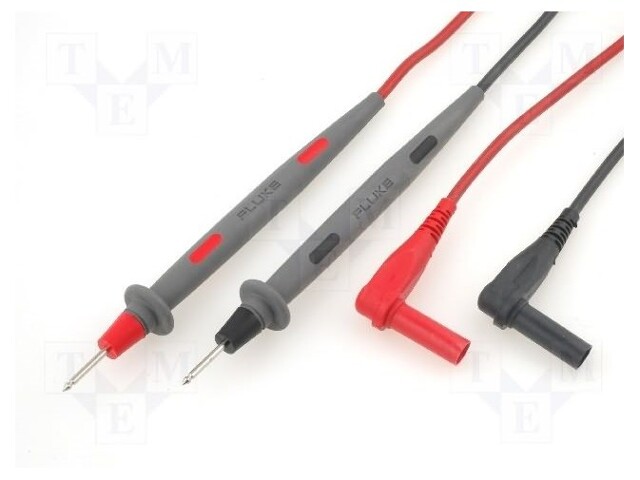 Test lead; silicone; 1.5m; 10A; red and black; 2x test lead; 1kV