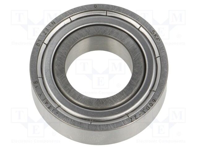 Bearing: single row deep groove ball; Øint: 17mm; Øout: 35mm