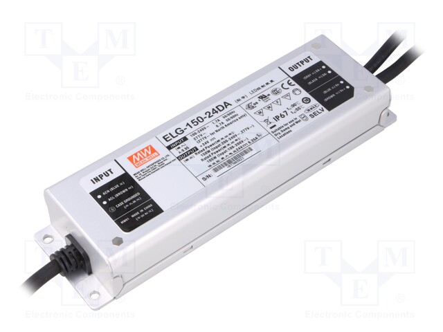 Power supply: switched-mode; Communication: DALI; LED; 150W; 24VDC