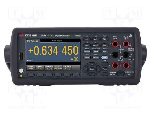 Benchtop multimeter; TFT 4,3" (480x272) 6,5 digit; 480x272